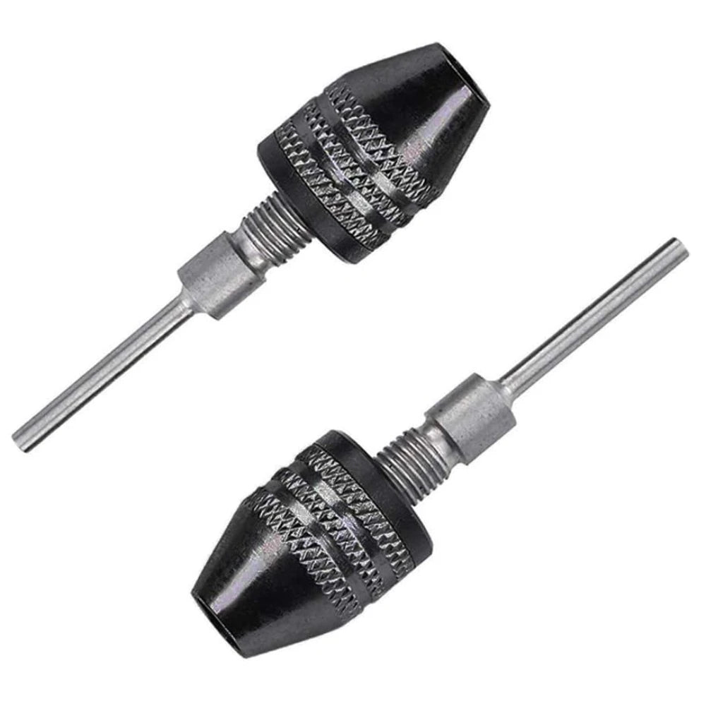 2pc Keyless Drill Chuck Collet 2.35mm Shank 0.3–3.4mm Adapter Drill Chuck Collet Richie's