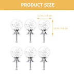 6-Pack Crystal Bubble Ball Cabinet Knobs & Dresser Handles Cabinet Knobs Richie's
