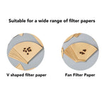 Solid Wood Coffee Filter Holder – Dustproof Storage Rack Coffee Filter Holder Richie's