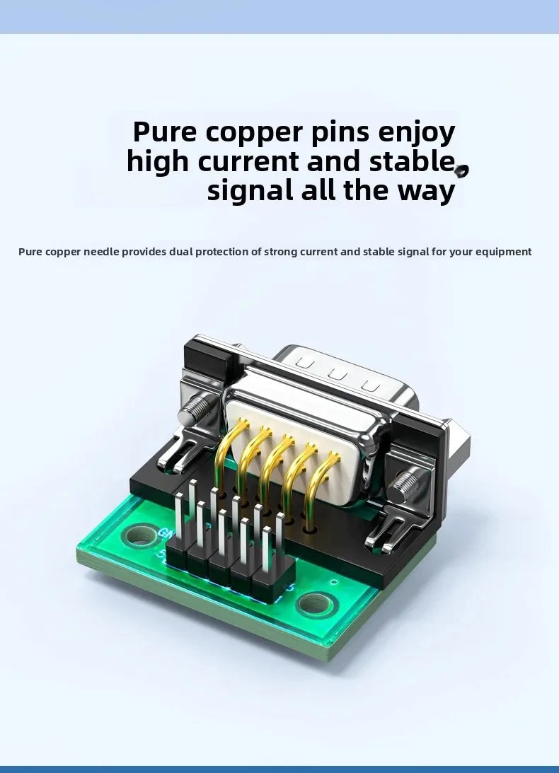 DB9 DB15 DB25 DB37 RS232 to DuPont 2.54mm Terminal Adapter Board Circuit Board Adapter Richie's