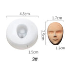 3D Baby Face Silicone Mold – DIY Doll Modification Clay Tool Silicone Craft Mold Richie's 2