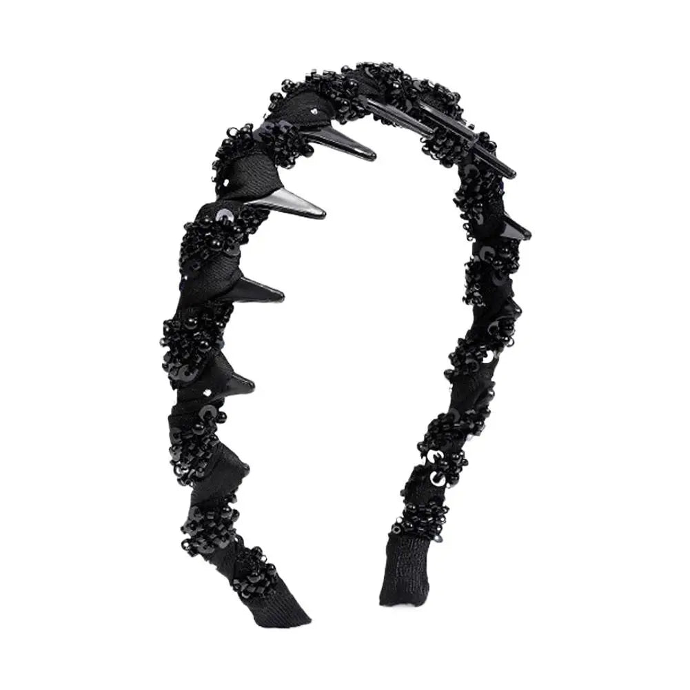 Vintage Pearl Rhinestone Headband – Elegant Bridal Hair Hoop Hair Headband Richie's A