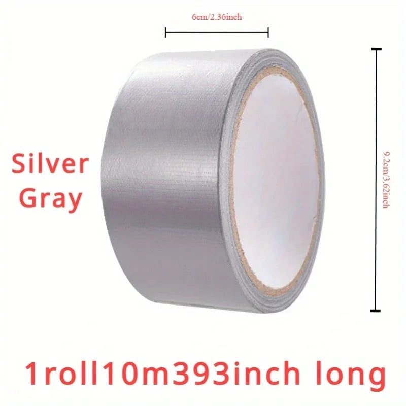 Silver Gray Heavy-Duty Duct Tape – Windproof Repair Tape Duct Tape Richie's 1roll