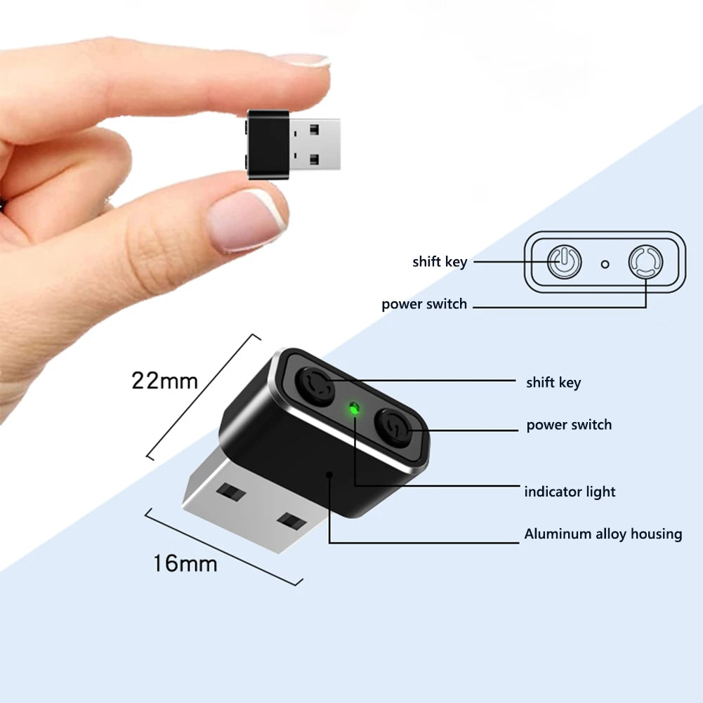 USB Mouse Jiggler – 3 Modes, Plug & Play, Keeps PC Active USB Mouse Jiggler Richie's