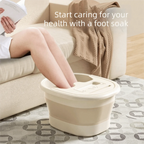 Foldable Foot Bath Tub with Lid | Space-Saving Soak Basin Foot Bath Basin Richie's