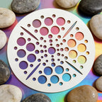 42-Piece Circular Mandala Hollow Stencils – Rock & Furniture Art Craft Stencil Set Richie's