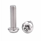 304 Stainless Torx Security Screws M2–M8 Pan Head Machine Bolt Security Machine Screws Richie's