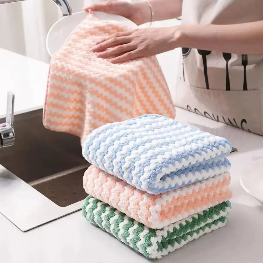 Coral Velvet Microfiber Cleaning Cloths – Reusable 5/10/20 Pack Microfiber Cleaning Cloth Richie's