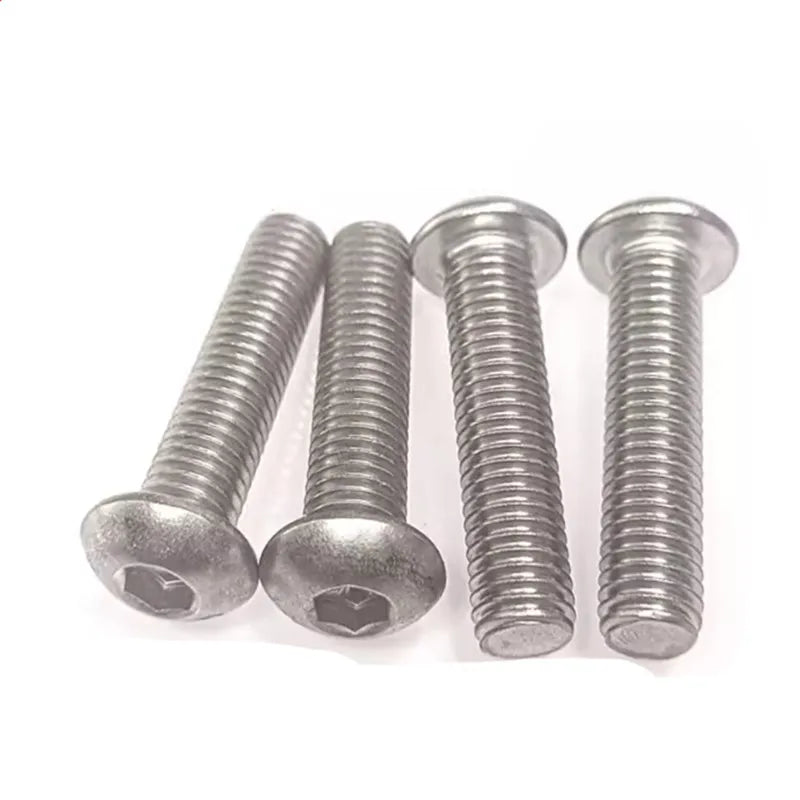 ISO7380 304 SS Hex Socket Button Head Screws M2–M8 | JARBLUE Machine Screws Richie's