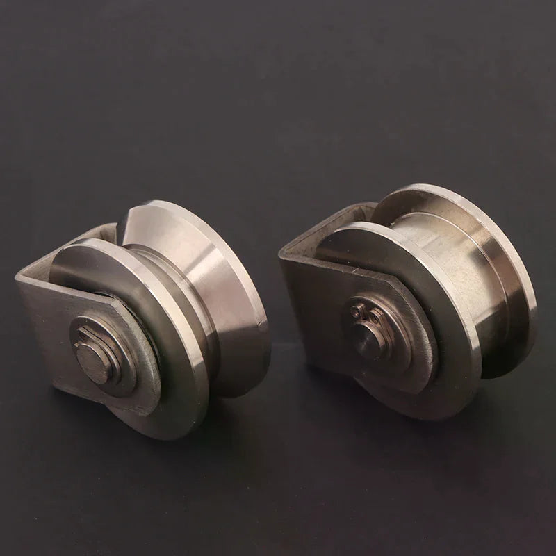 Stainless Steel Sliding Door Roller Pulley U V H Shape + Bearing Sliding Door Pulley Richie's