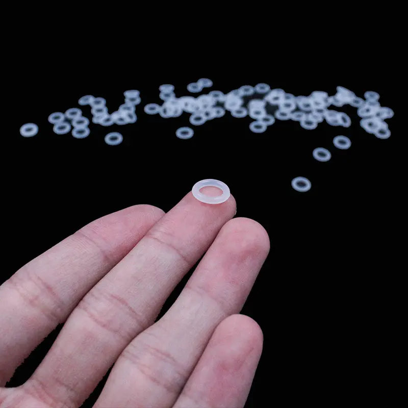 30PCS White VMQ Silicone O-Ring CS1.8mm Gasket Washers Silicone O-Ring Gasket Richie's