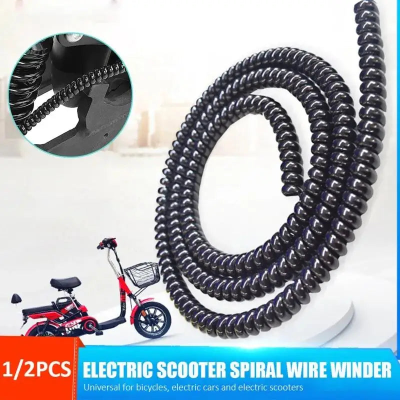 TPU Spiral Wrap Cable Organizer for E-Bike Brake Wires Bike Cable Sleeve Richie's