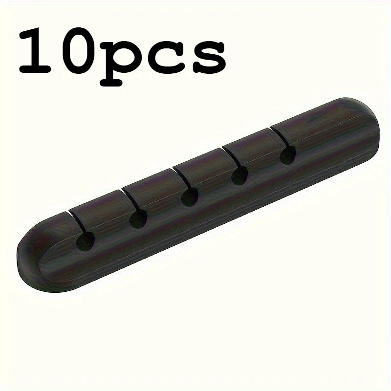 Multi-Slot Cable Organizer Clips – Cord Management for Desk & Car Cable Organizer Clip Richie's 10pcs