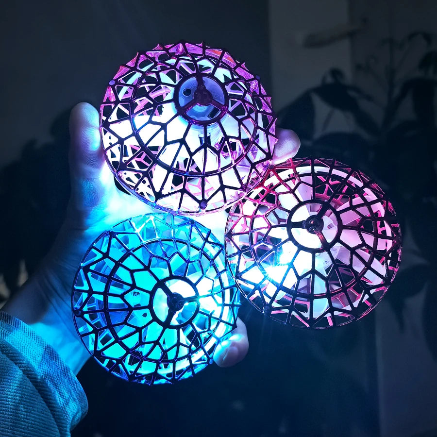 Spinning Flyball UFO LED Night Light Return Ball Toy LED Flying Toy Richie's