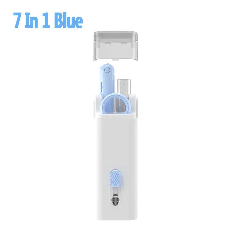 7-in-1 Keyboard & Earphone Cleaning Kit with Keycap Puller Electronics Cleaning Kit Richie's Blue