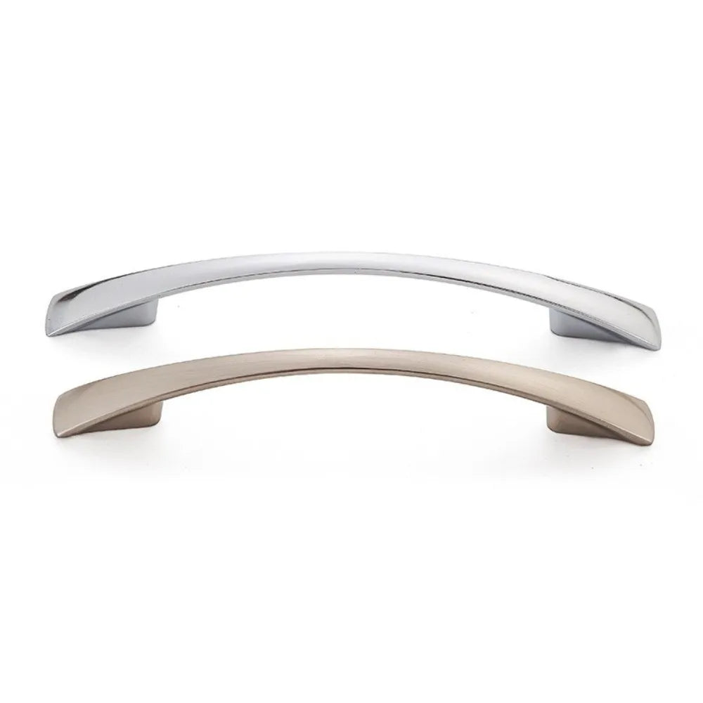 2PCS Curved Aluminum Cabinet Handles – Drawer Pulls 96–160mm Cabinet Drawer Pulls Richie's
