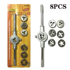 Metric Tap & Die Set M3–M12 | 8/12/20 Pcs Alloy Steel Thread Kit Tap & Die Set Richie's 8pcs