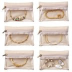 Travel Jewelry Pouches 6/12pcs – Women's Storage Organizer Jewelry Storage Pouches Richie's 6pcs