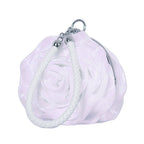 Vintage Floral Rose Evening Clutch Bag | Bridal Wedding Purse Evening Clutch Bag Richie's Pure White