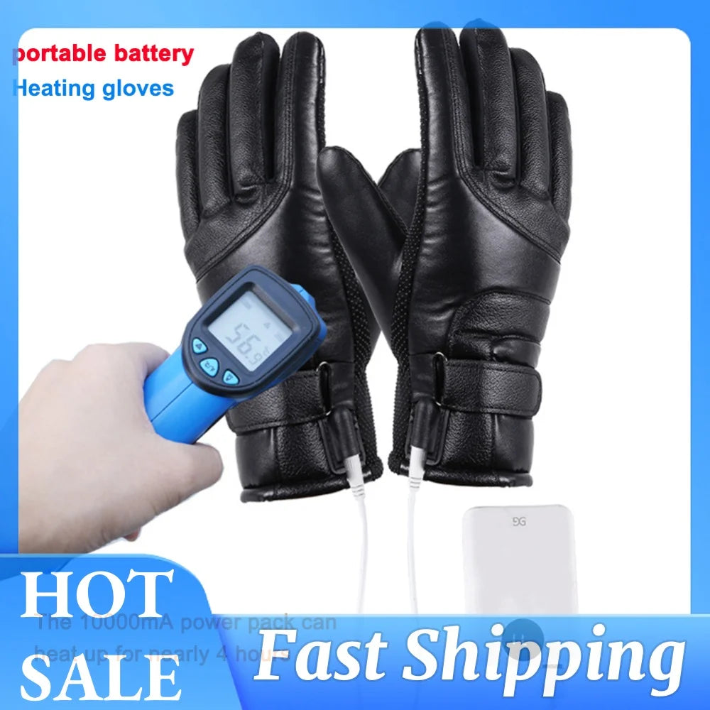 USB Heated Gloves Touch Screen Electric Warming Gloves | APWIKOGER Electric Heated Gloves Richie's