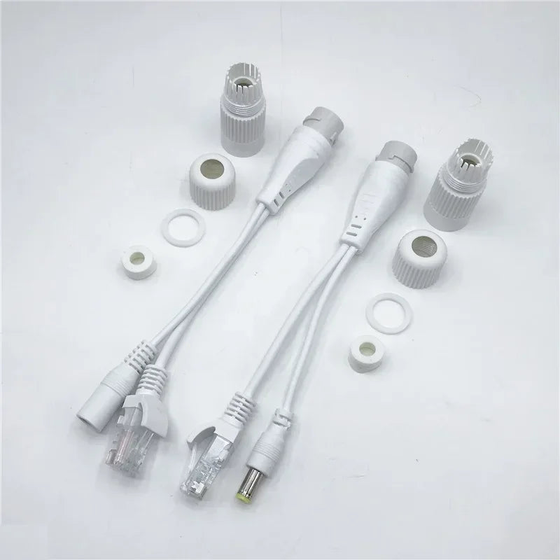 Passive PoE Splitter & Injector Cable Adapter 12-48V IP Camera PoE Adapter Cable Richie's