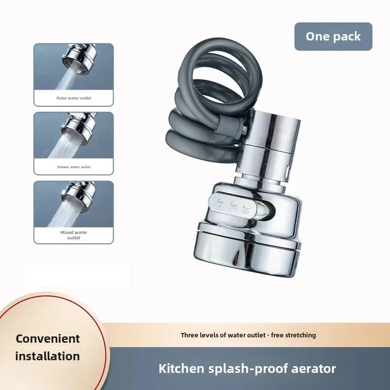 3-Level Pull-Out Faucet Extender Aerator – Kitchen Showerhead Faucet Extender Aerator Richie's 1 PCS