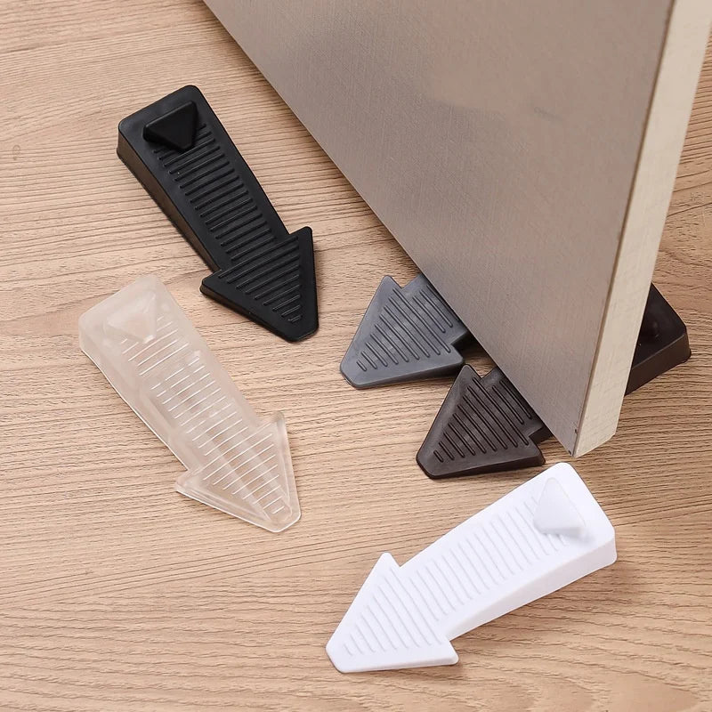 Silicone Self-Adhesive Door Stopper – Nail-Free Floor Mount Door Stopper Richie's