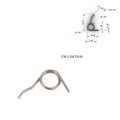 Stainless Steel Mini Torsion Spring 0.3mm for Jewelry Clasps Jewelry Spring Component Richie's B