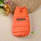 Windproof Padded Dog Winter Jacket for Small & Medium Dogs Dog Winter Jacket Richie's Orange S