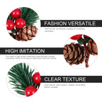 5-Pack Artificial Christmas Pine Picks – Cones, Berries & Needles Christmas Pine Picks Richie's