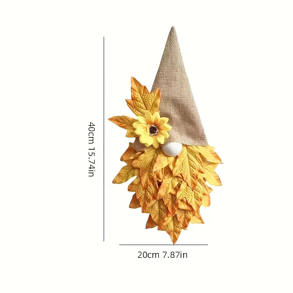 Autumn Thanksgiving Door Hanging Decoration – Fall Leaves Holiday Door Decoration Richie's