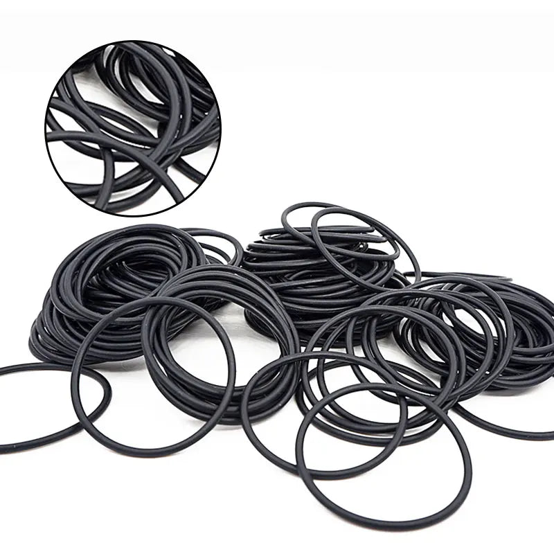5-Pack NBR Rubber O-Rings CS 5.3mm Industrial Seal Gaskets Industrial O-Ring Gasket Richie's
