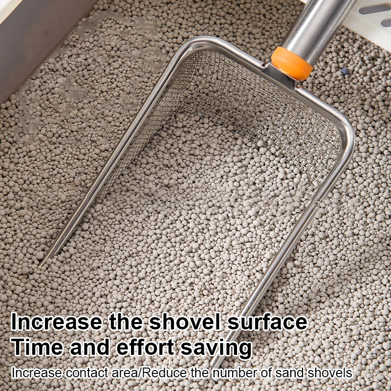 Stainless Steel Fine Mesh Cat Litter Scoop – Non-Stick & Durable Cat Litter Scoop Richie's
