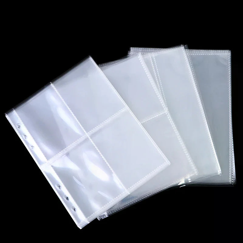 10Pcs Clear A5 Binder Refill Sleeves – Photo & Card Pockets Binder Refill Sleeves Richie's