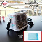 Breathable Nylon Small Pet Carrier Bag – Bird & Hamster Travel Pet Carrier Bag Richie's Large-C