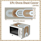 Floral Microwave Cover Waterproof Dust Protector Mat | Polyester Appliance Dust Cover Richie's A