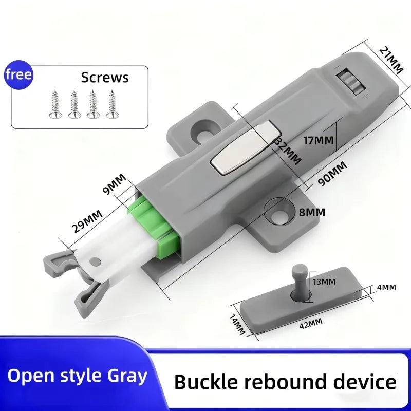 5PCS Push-to-Open Cabinet Catches Damper Buffer Hardware Cabinet Door Catches Richie's 5PCS