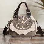 Women's Vintage Woven Canvas Crossbody Handbag – Casual Shoulder Bag Canvas Crossbody Handbag Richie's