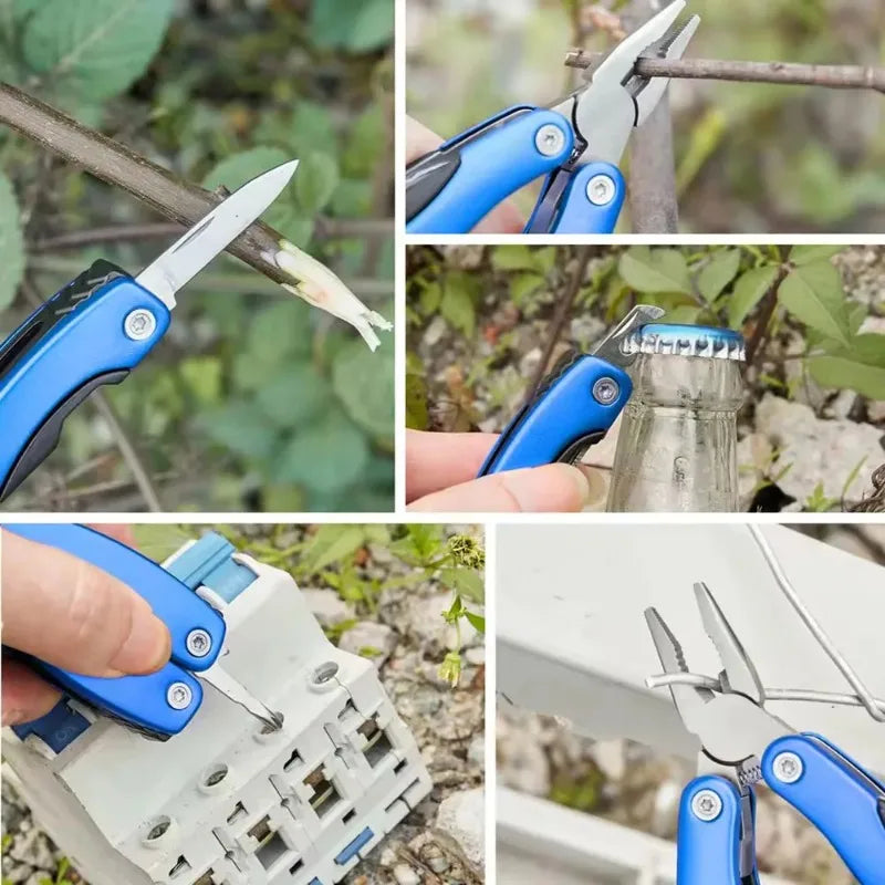 Folding Multi-Tool Pliers – Stainless Steel Camping Survival Kit Multi-Tool Pliers Richie's