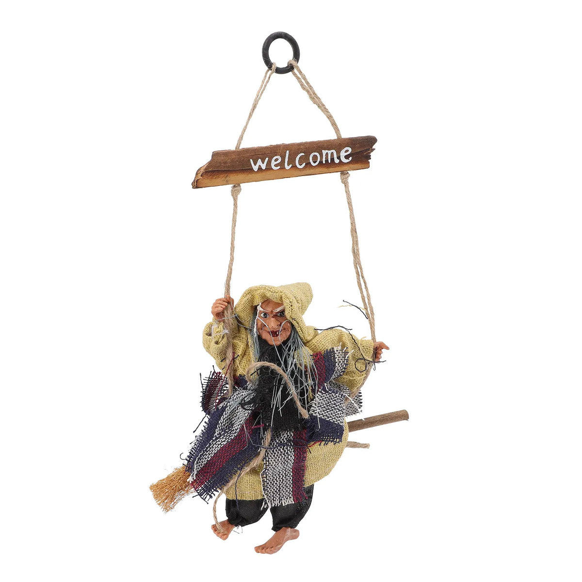 Halloween Witch Welcome Hanging Door Sign Wall Décor Pendant Halloween Door Sign Richie's Default Title
