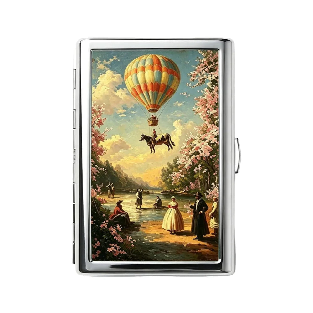 Vintage Metal Card Case – Snap-Close Business Card Holder Metal Card Case Richie's 7