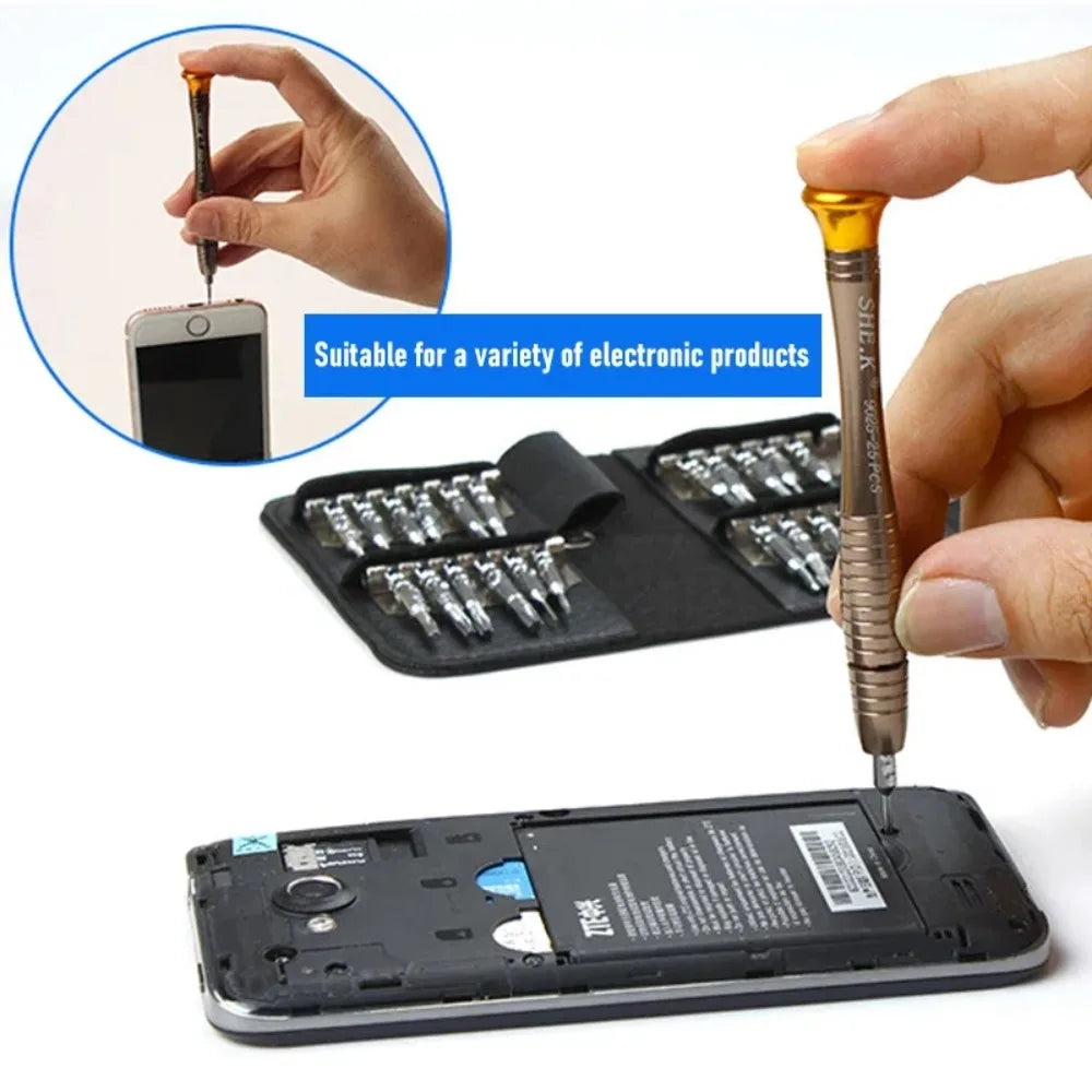 25-in-1 Magnetic Precision Screwdriver Set – Torx & Phillips Precision Screwdriver Set Richie's