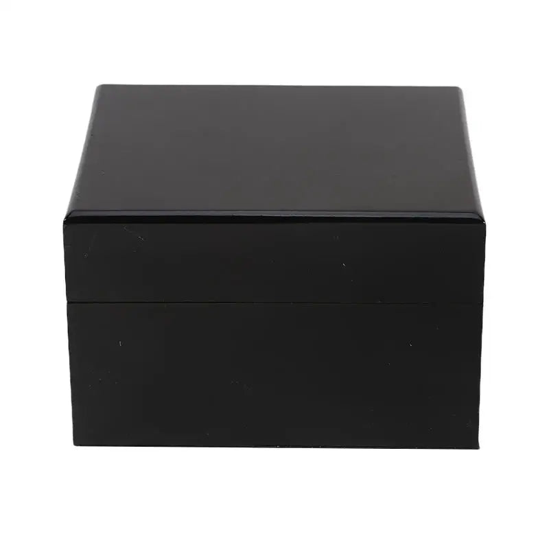 Wooden Watch Gift Box – Elegant Storage & Packaging Case Watch Gift Box Richie's black 1 slots