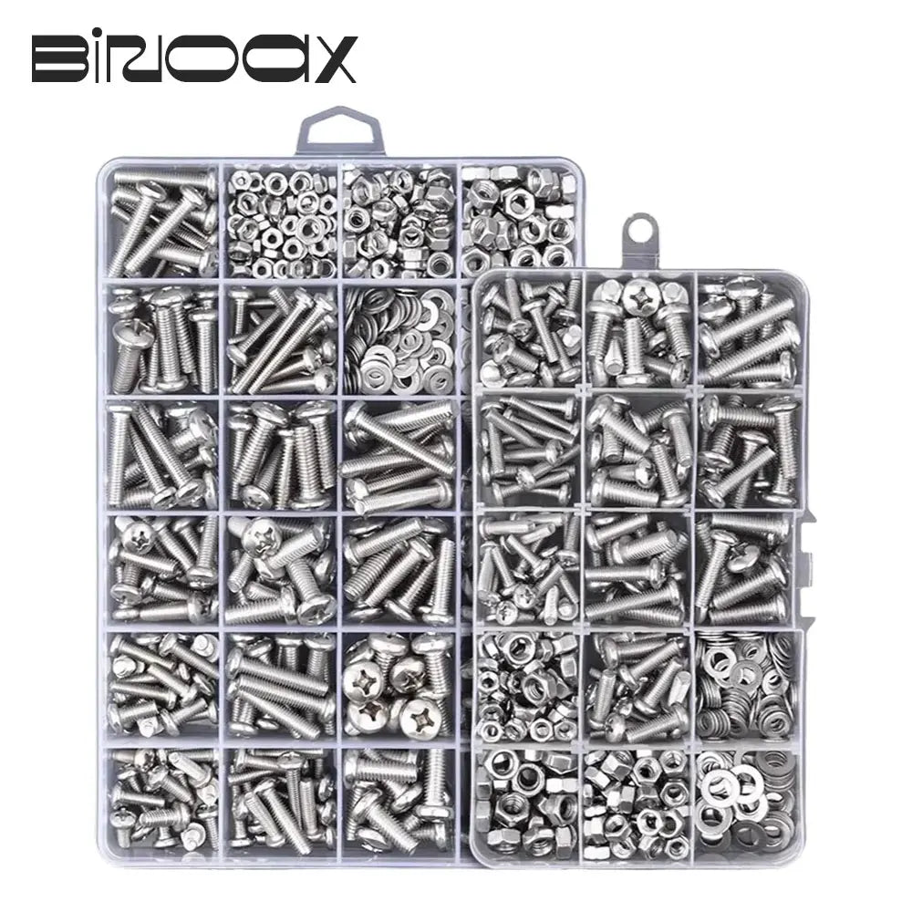 Stainless Steel Screw Nuts Washers Self-Tapping Kit M2–M6 Fastener Kit Richie's