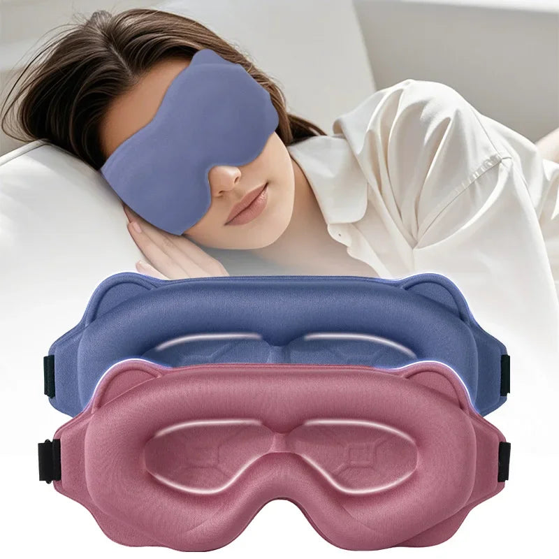FUCHU 3D Sleep Eye Mask – Portable Blackout Travel Blindfold Sleep Eye Mask Richie's