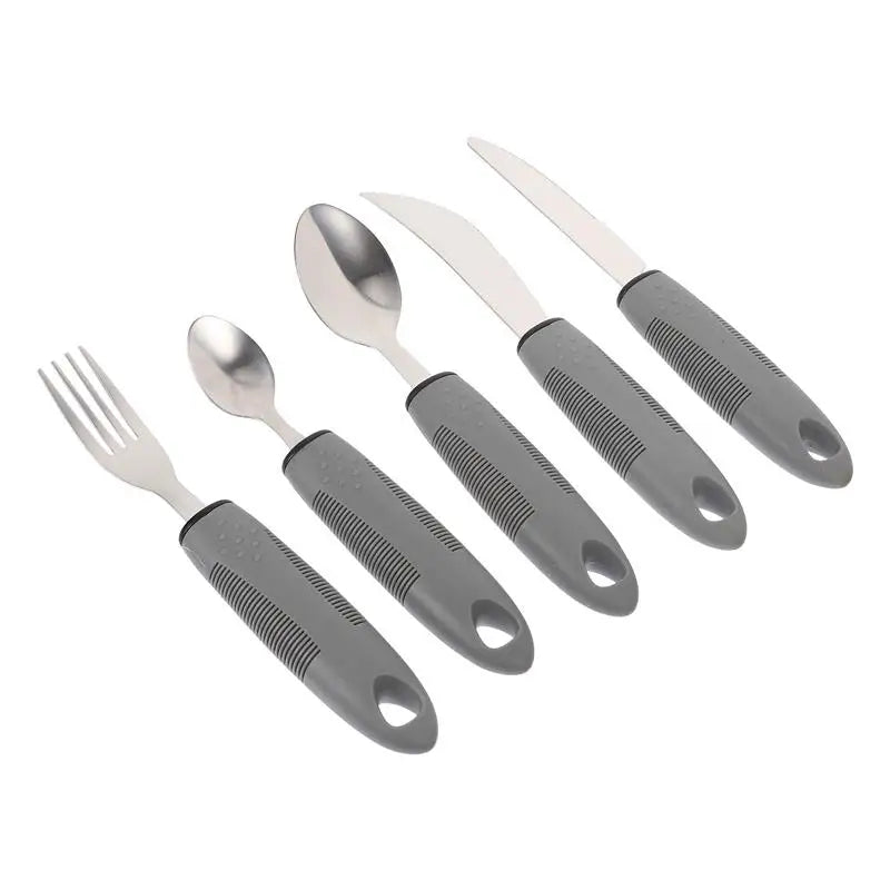 Adaptive Utensils Set – Bendable Spoon, Fork & Knife Kit Adaptive Cutlery Set Richie's