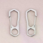 Stainless Steel Carabiner Keychain Clip Set – 2/5 Pcs Outdoor Carabiner Clip Set Richie's