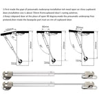 Cabinet Door Gas Struts 60N/100N Hydraulic Lift Support Hinges Cabinet Gas Struts Richie's