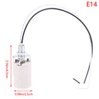E14/E27 Ceramic Screw Lamp Holder | High-Temp Bulb Socket Ceramic Lamp Holder Richie's E14 No plug