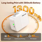 Memiva A1 Wireless Bluetooth Label Printer – iOS & Android Wireless Label Printer Richie's